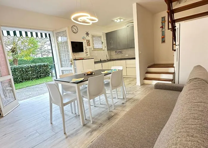 Modern Two Level With Playground And Pool Bibione